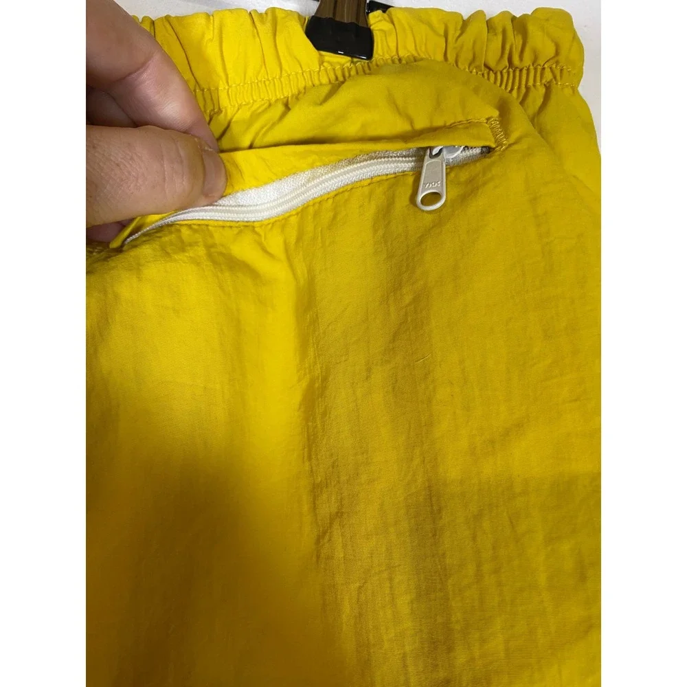 Lands' End Men's XL Yellow Swim Trunks Lined Drawstring Beach Pool Shorts